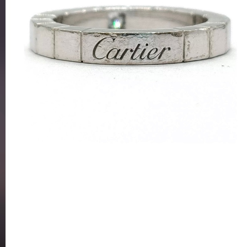 Cartier 1p Lanier white gold ring - single diamond